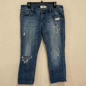 Vintage Abercrombie & Fitch Distressed Jeans Med Wash Women’s Size 10